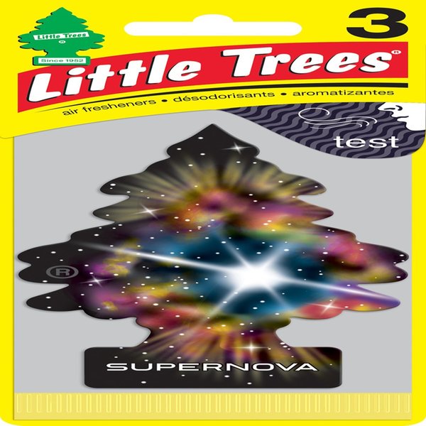 Little-Trees Little Trees Multicolored Supernova Air Freshener 3 U3S-37303